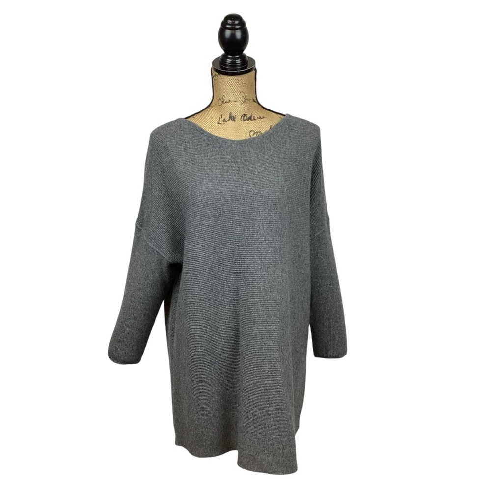 J. Crew Gray Crew Neck Sweater